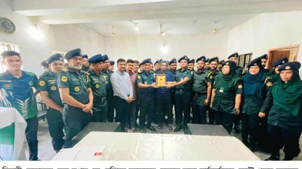 হবিগঞ্জে জেলারকে বিদায় সংবর্ধনা